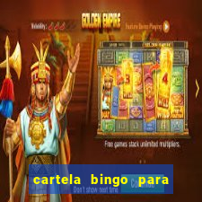 cartela bingo para cha de cozinha imprimir gratis